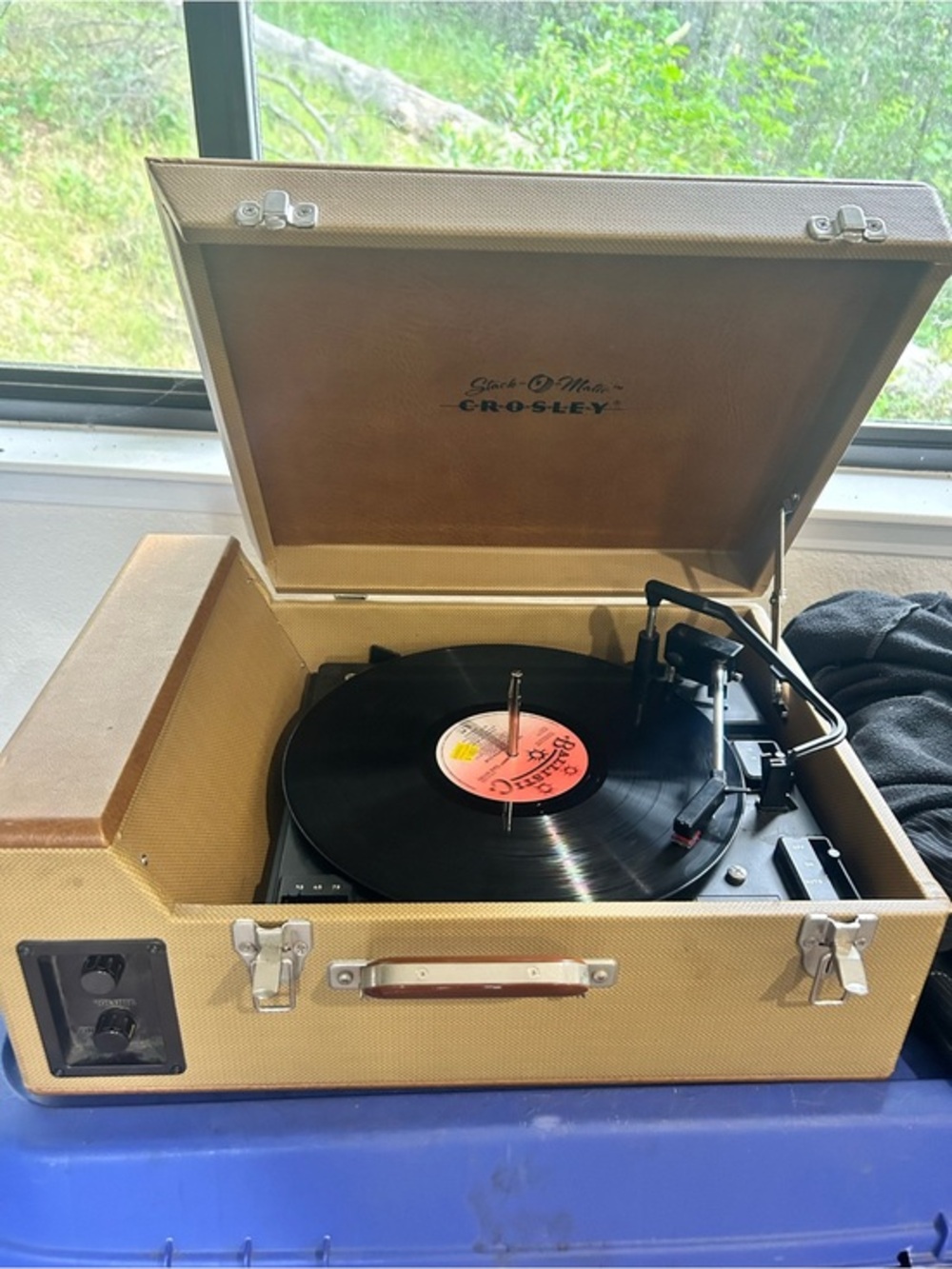 Crosley Tan Portable Suitcase Turntable